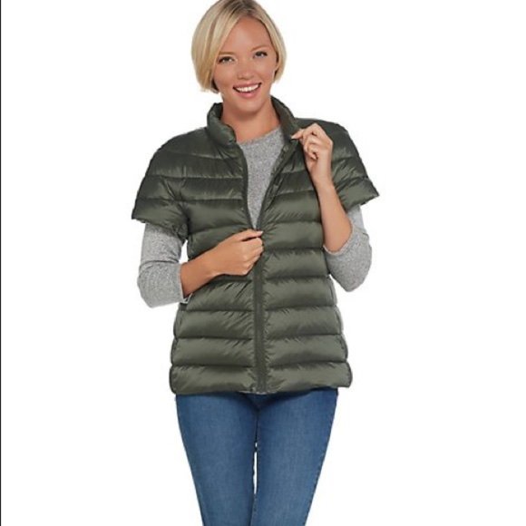 martha stewart short sleeve puffer